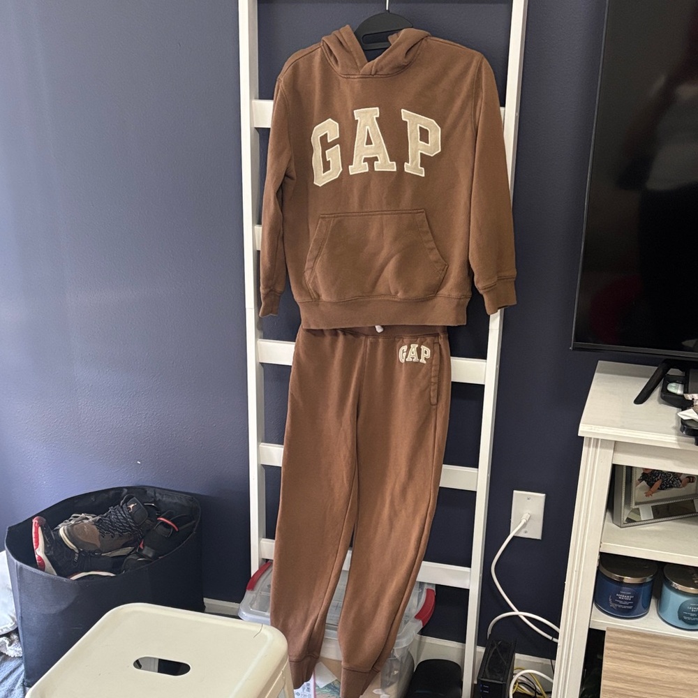 GAP Kids Brown Matching Set with Hoodie